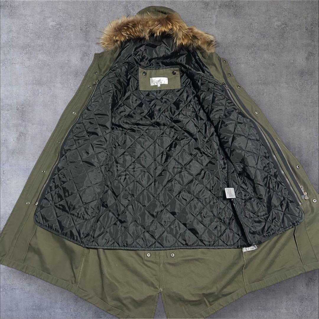 【美品】CASPER JOHN モッズコート　ファー付き　ライナー付き　Y2K
