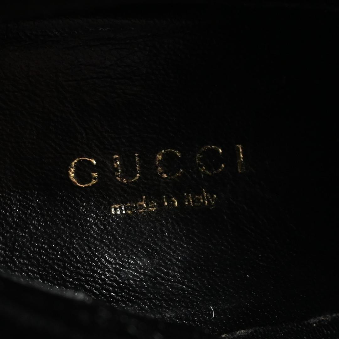 ■ 47654★年 GUCCI グッチ ショートブーツ ブラック