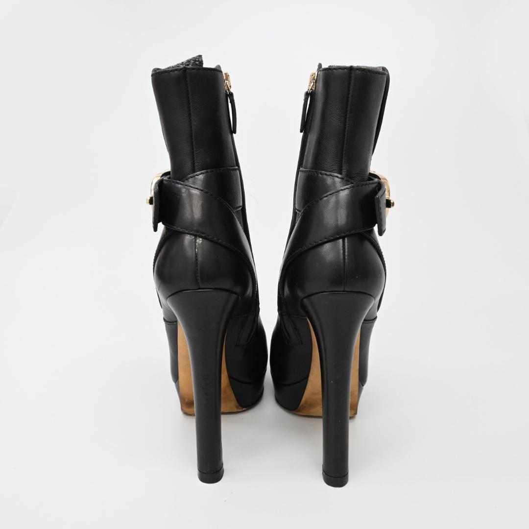 ■ 47654★年 GUCCI グッチ ショートブーツ ブラック