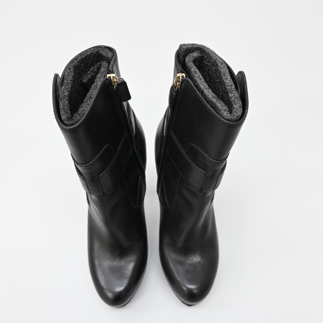 ■ 47654★年 GUCCI グッチ ショートブーツ ブラック