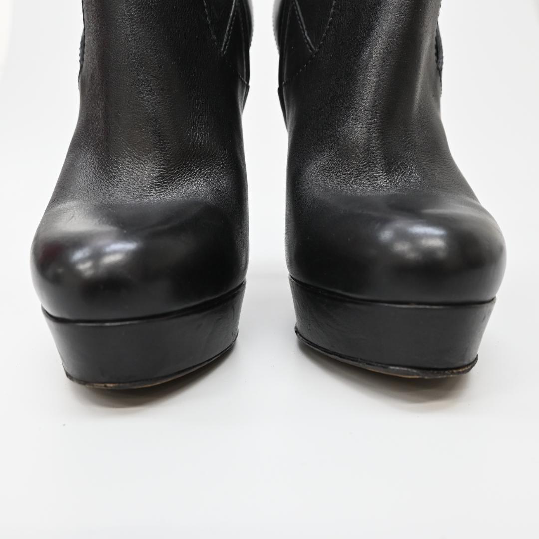 ■ 47654★年 GUCCI グッチ ショートブーツ ブラック