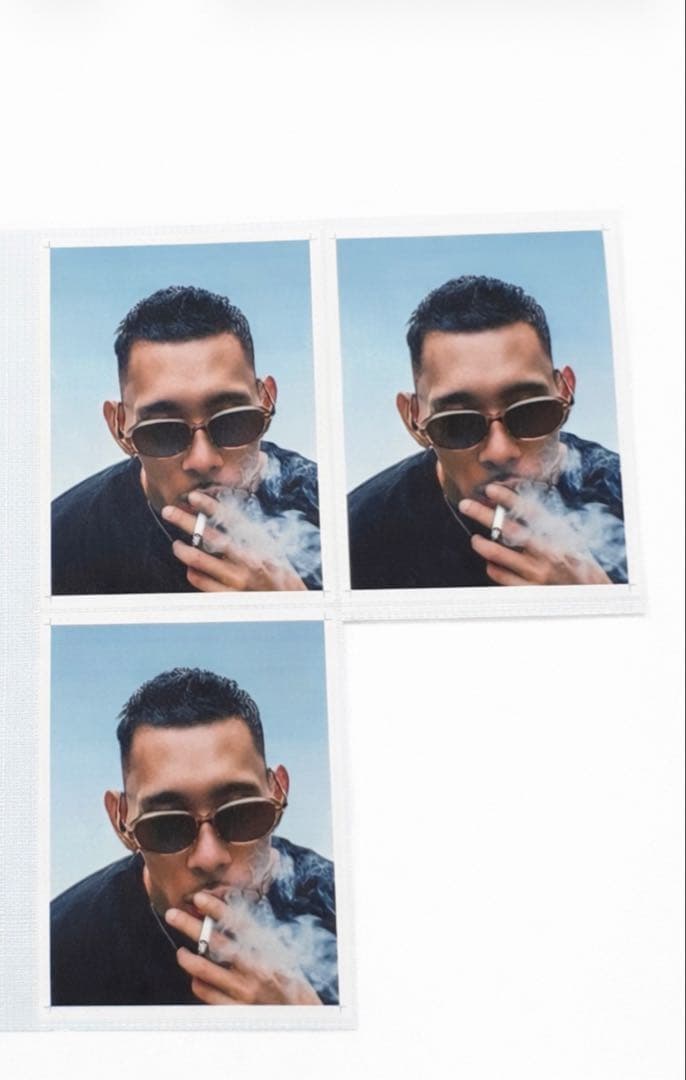 B. SOUL LONG 10th TEE ioの証明写真付き×3