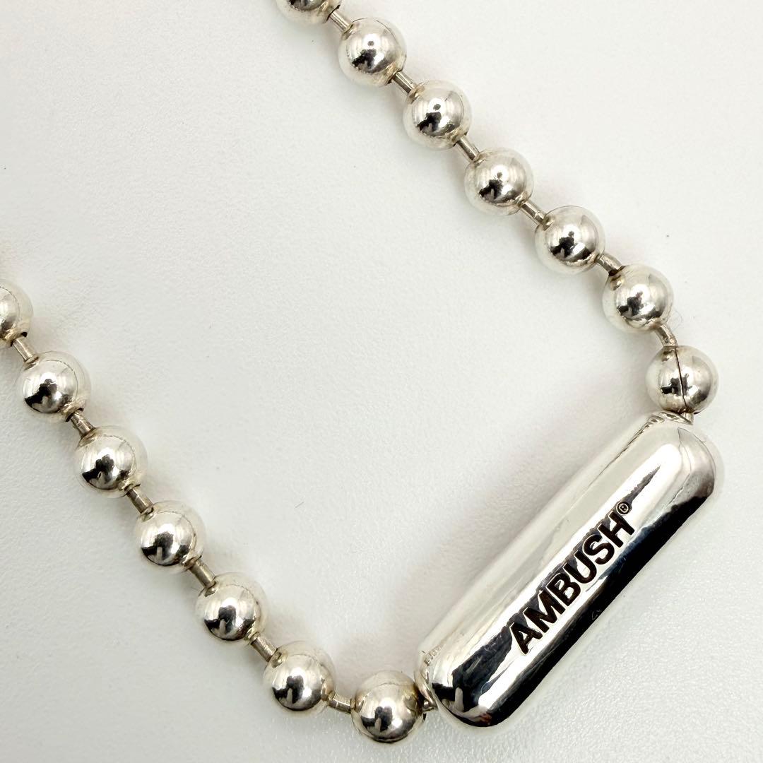 ●【AMBUSH】BALL CHAIN NECKLACE 5.0mm 55cm