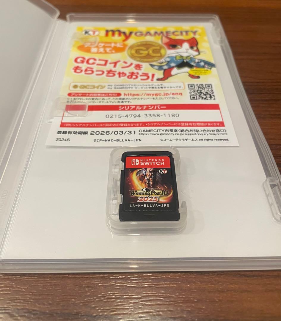 Winning Post 10 2025 通常盤　Nintendo Switch