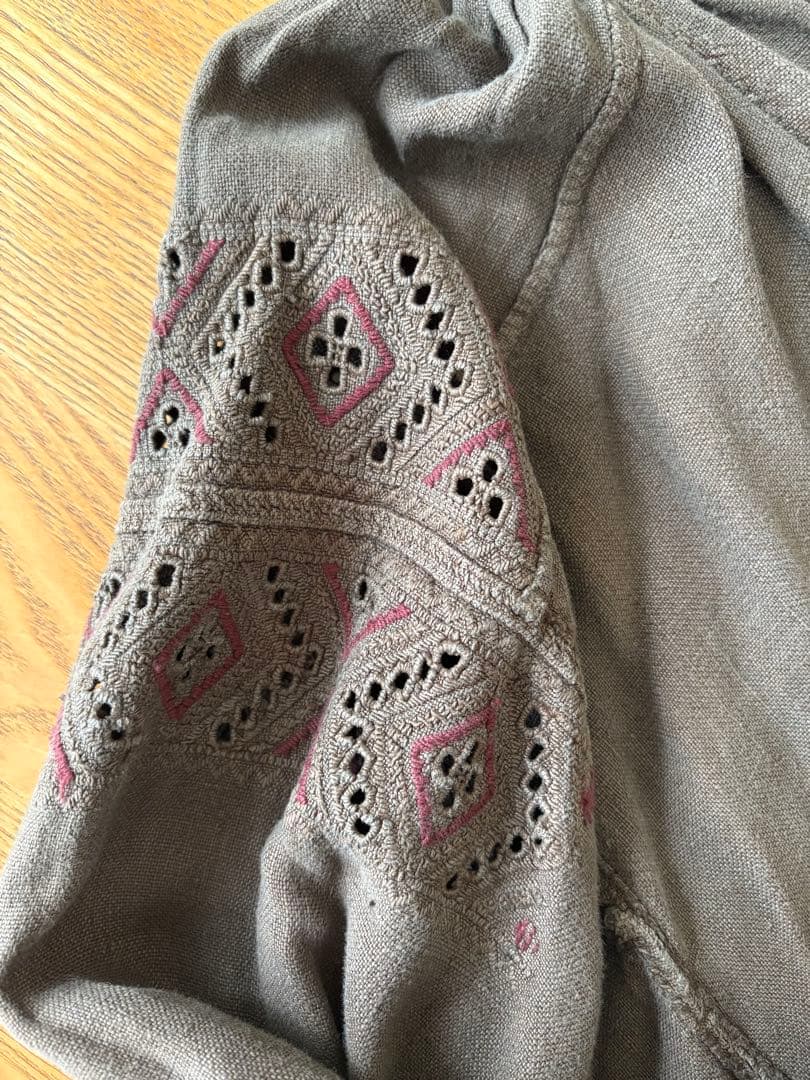 週末限定お値下げ！刺繍　アンティーク　ワンピース