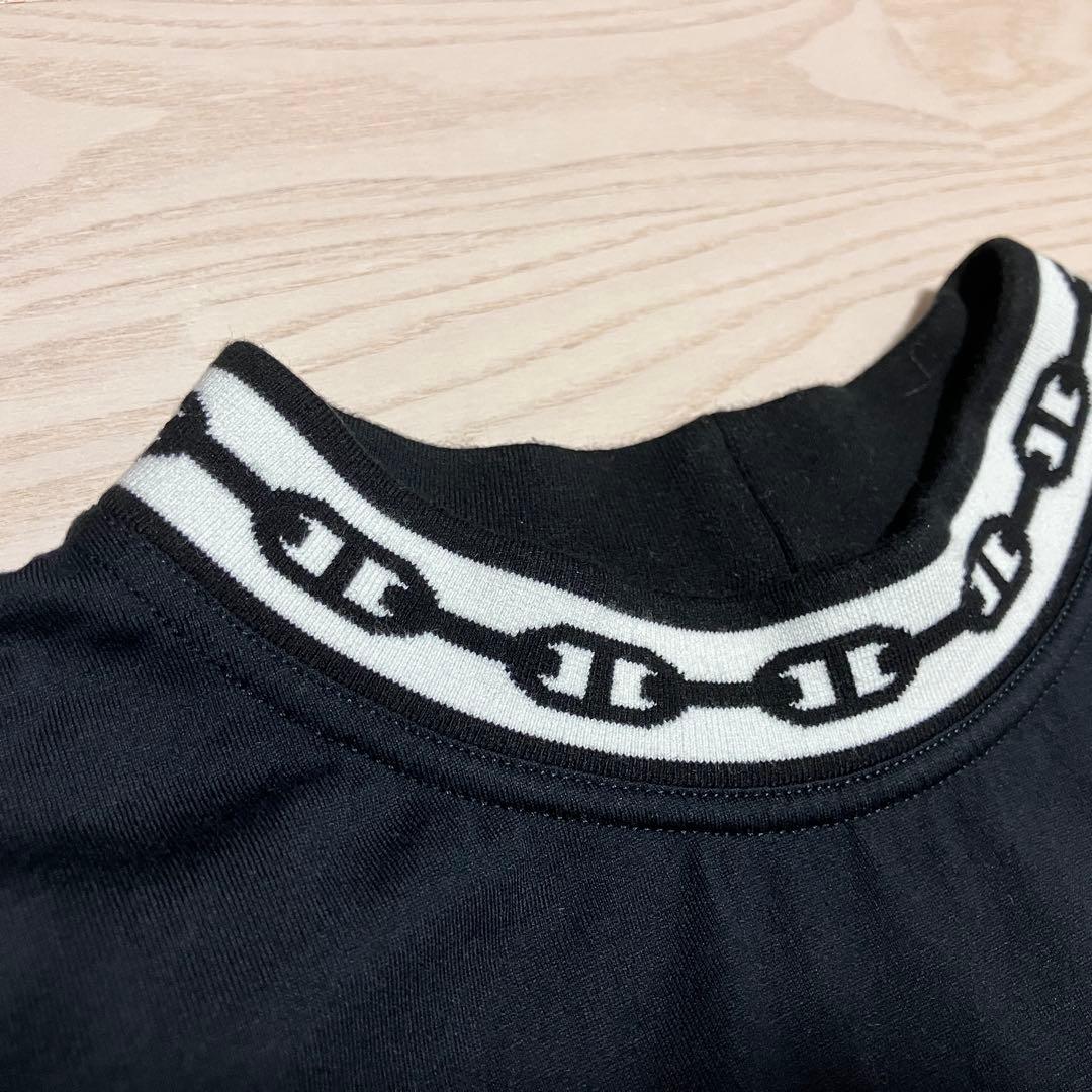【美品】エルメス　シェーヌダンクル　フレンチスリーブ　半袖　Tシャツ　カットソー