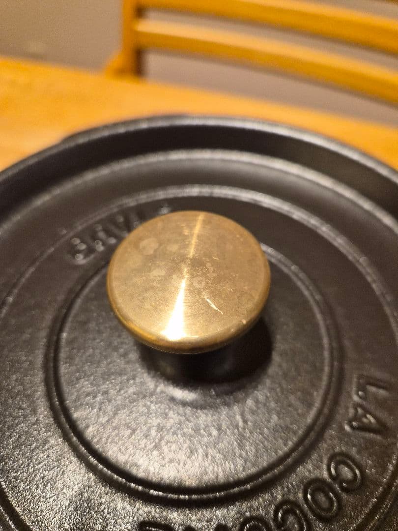 ストウブ　STAUB LA COCOTTE 両手鍋 黒　中古