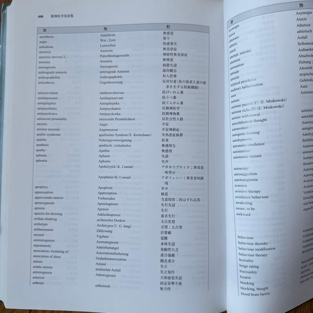 精神医学　【本体美品】