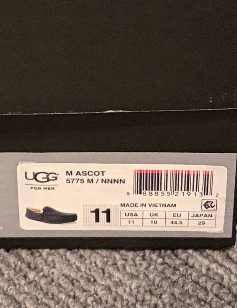 アグ UGG ASCOT アスコットスリッポン 29センチ