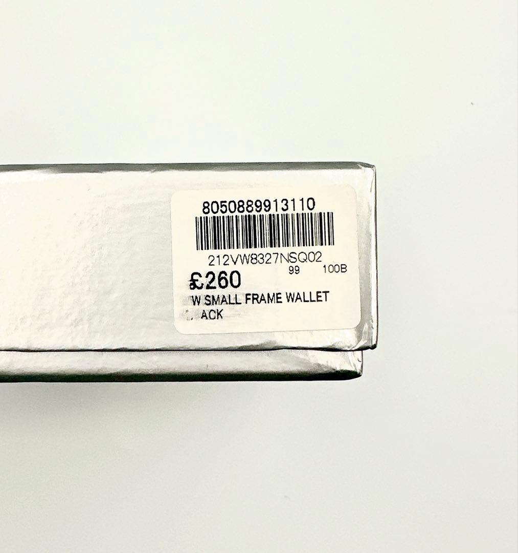 【新品✦超人気】Vivienne Westwood 三つ折り財布 ブラック 黒