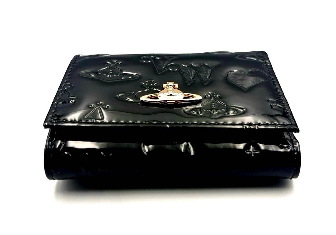 【新品✦超人気】Vivienne Westwood 三つ折り財布 ブラック 黒
