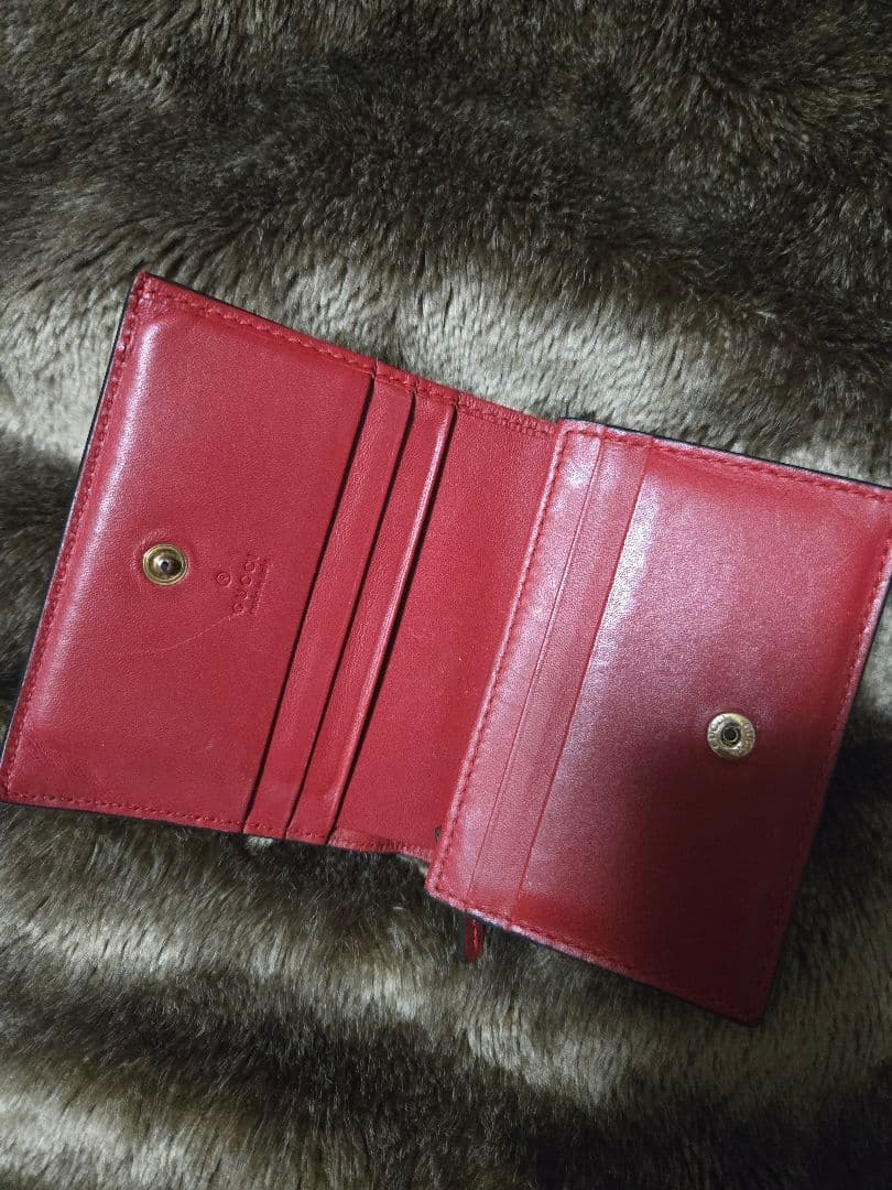 特別セール✨GUCCI 二つ折り財布 チェリー装飾