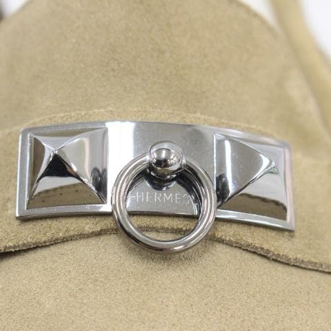 ◇HERMES ローファー モカシン コリエド ベージュ スエード ムートン