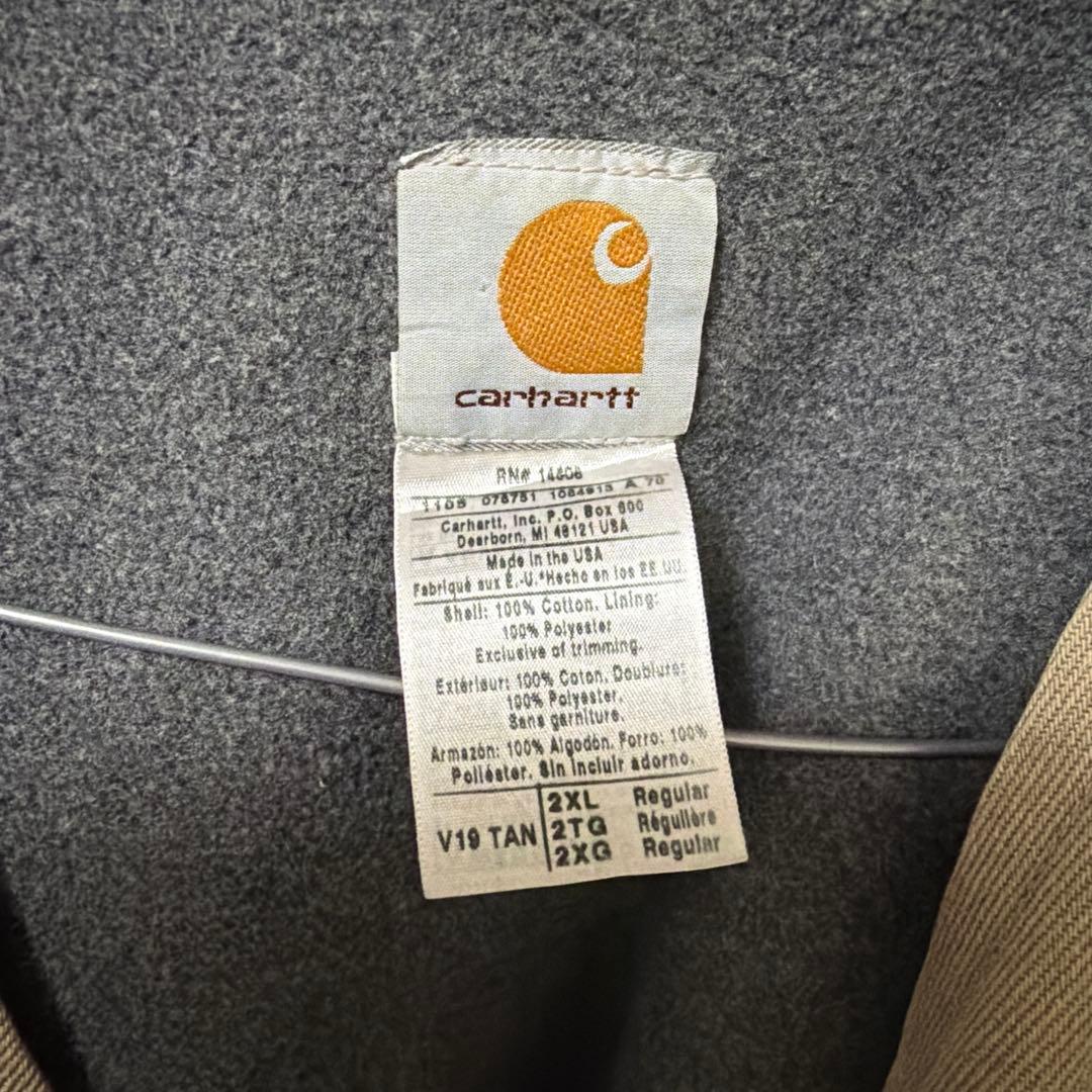 Carhartt ベスト 2XL タン色
