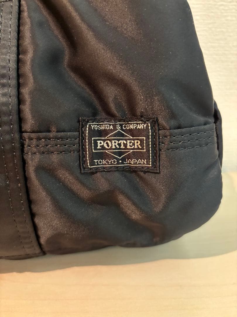 PORTER タンカー ミニドラムバッグ　黒