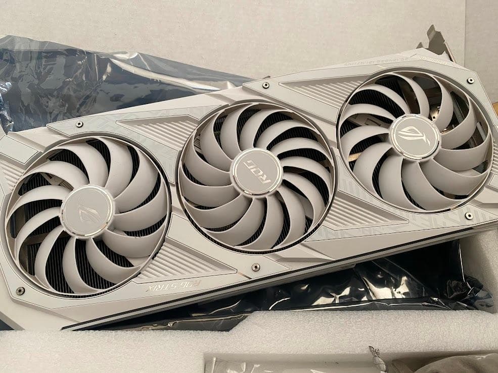 動作確認済 ASUS ROG STRIX RTX3080 O10G WHITE