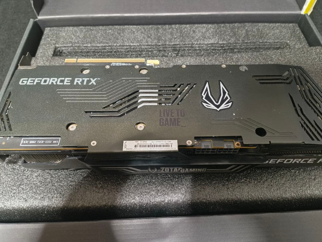 グラフィックボード・グラボ・ビデオカード ZOTAC GeForce RTX 3080 TRINITY OC 10GB
