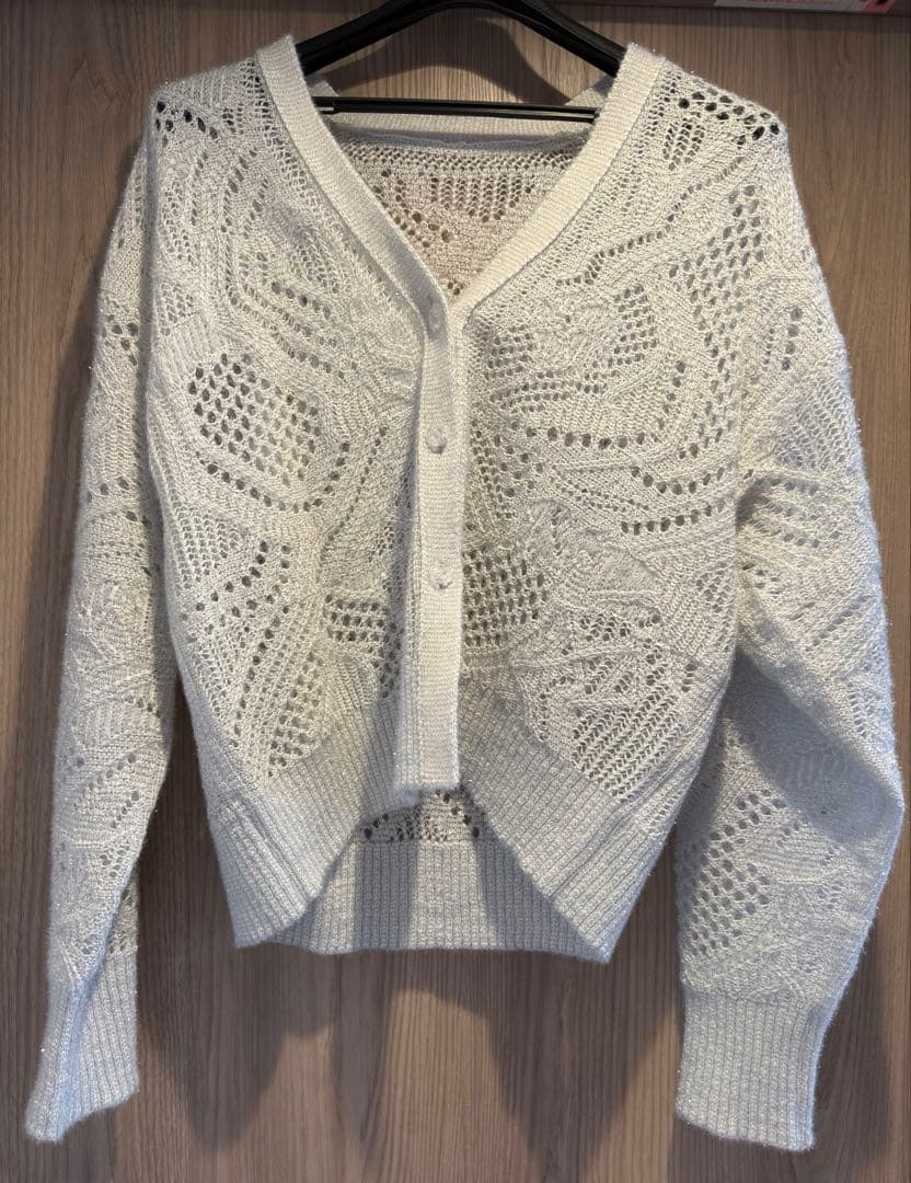 トップス Mame Kurogouchi Shimmering Knit Cardigan