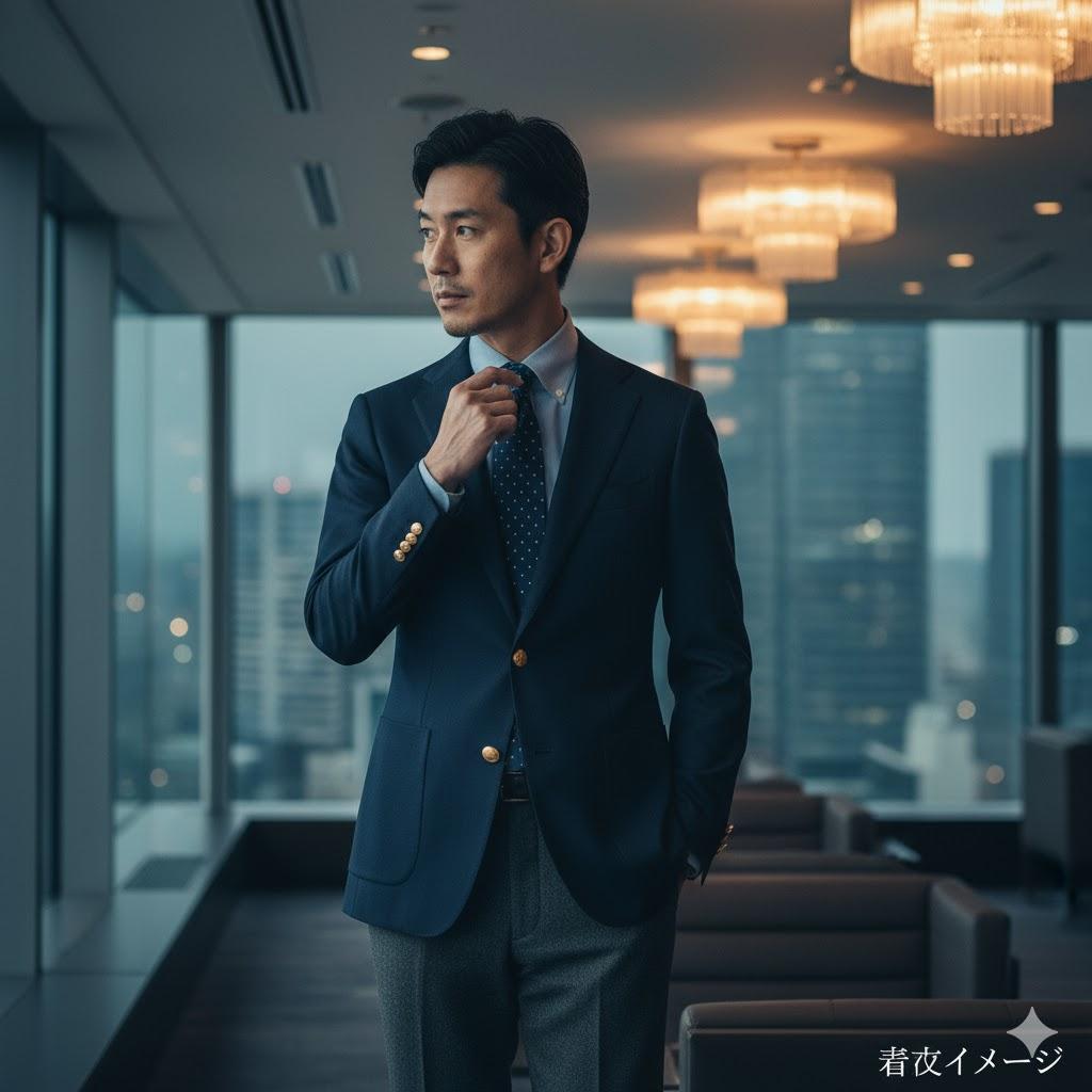 【 美品 】 ブルックスブラザーズ　紺ブレ　金ボタン　刻印　日本製　ウール