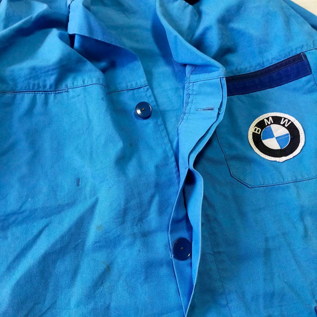古着　o.b.f.　bmw　ワークコート　ショップコート　メカニック　ジャーマン