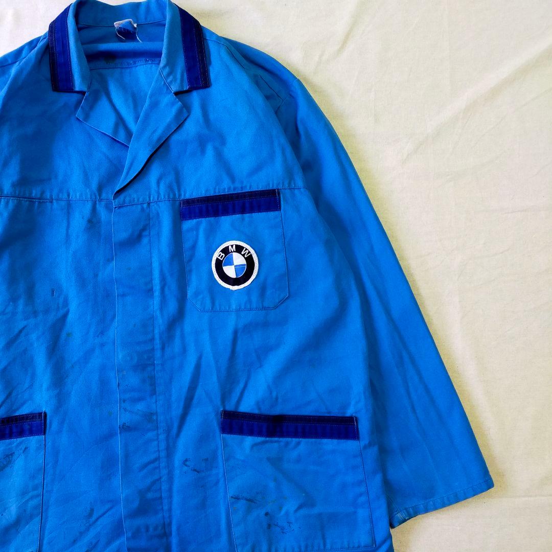 古着　o.b.f.　bmw　ワークコート　ショップコート　メカニック　ジャーマン
