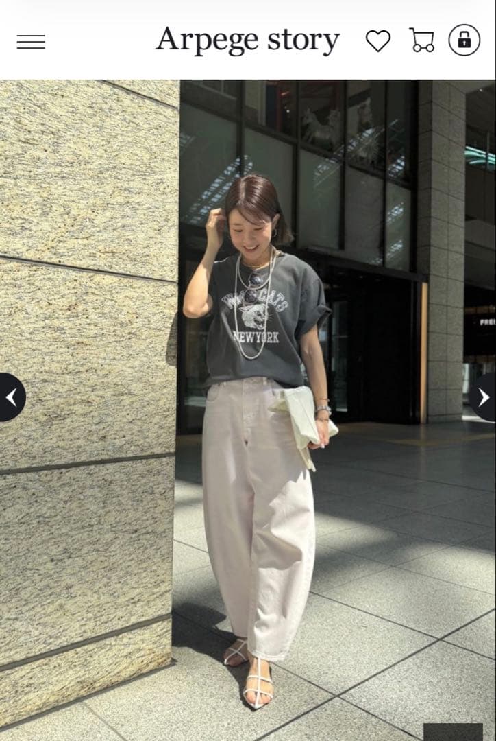 新品　Arpege story ヴィンテージWILD CATS Tシャツ ピンク