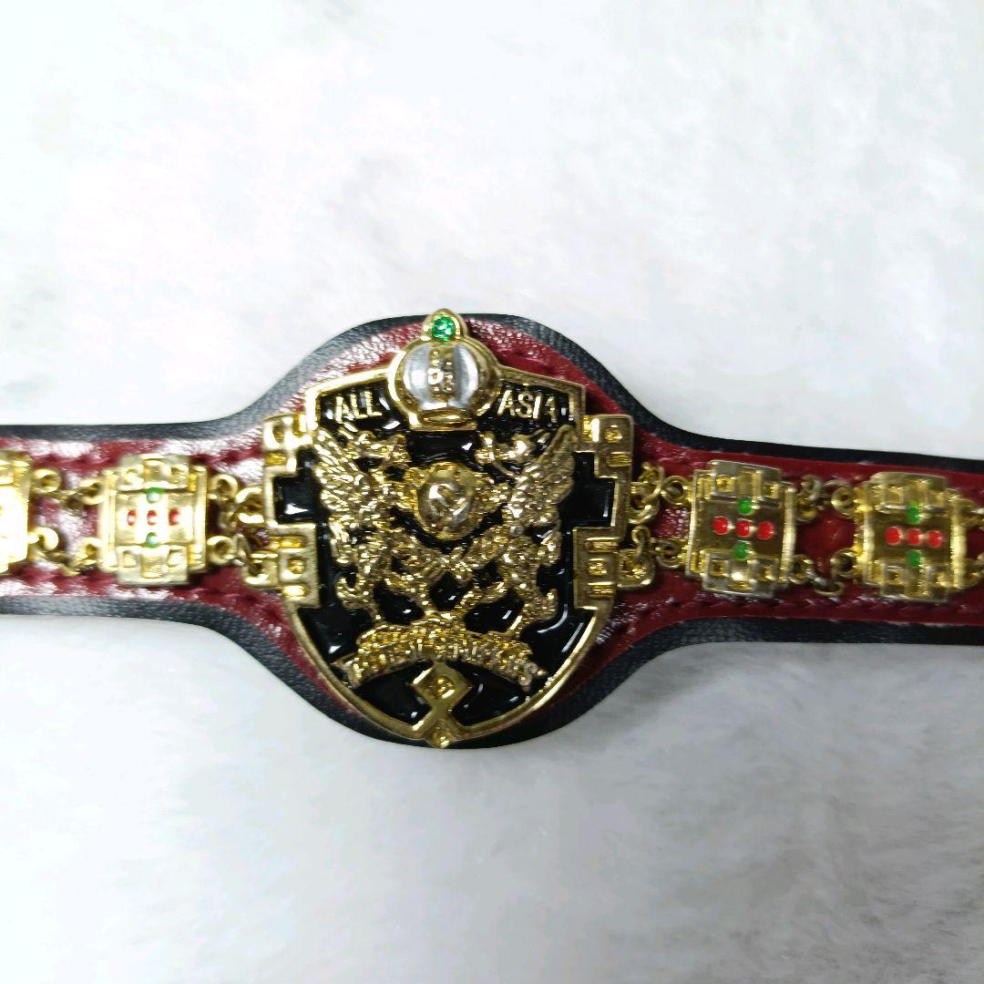 ​【激レア・非売品】武藤敬司 焼肉武藤道場 アジアタッグ ベルト型ブレスレット