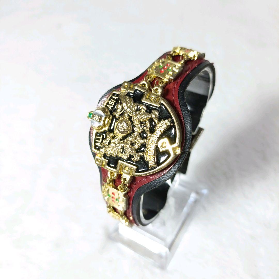 ​【激レア・非売品】武藤敬司 焼肉武藤道場 アジアタッグ ベルト型ブレスレット