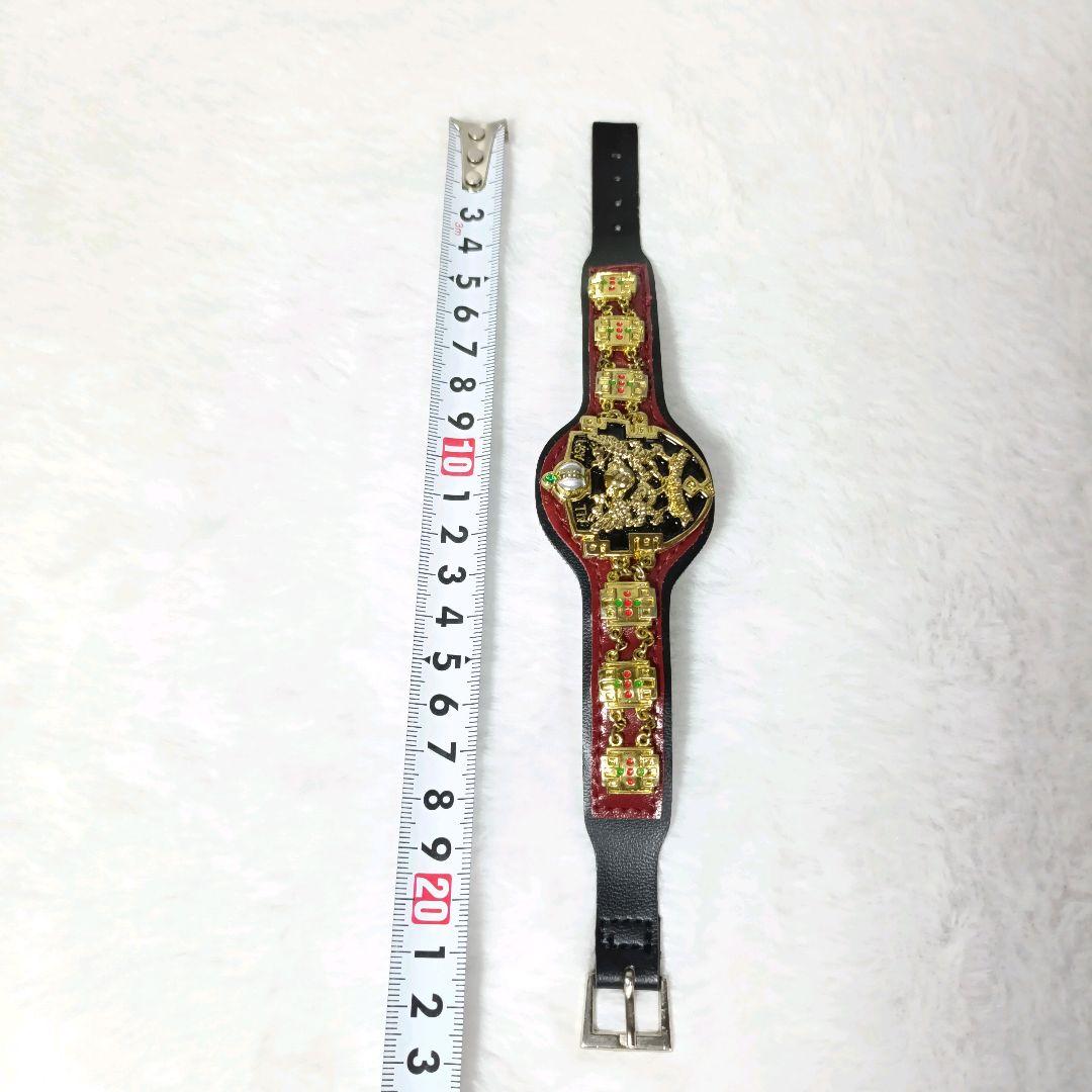 ​【激レア・非売品】武藤敬司 焼肉武藤道場 アジアタッグ ベルト型ブレスレット