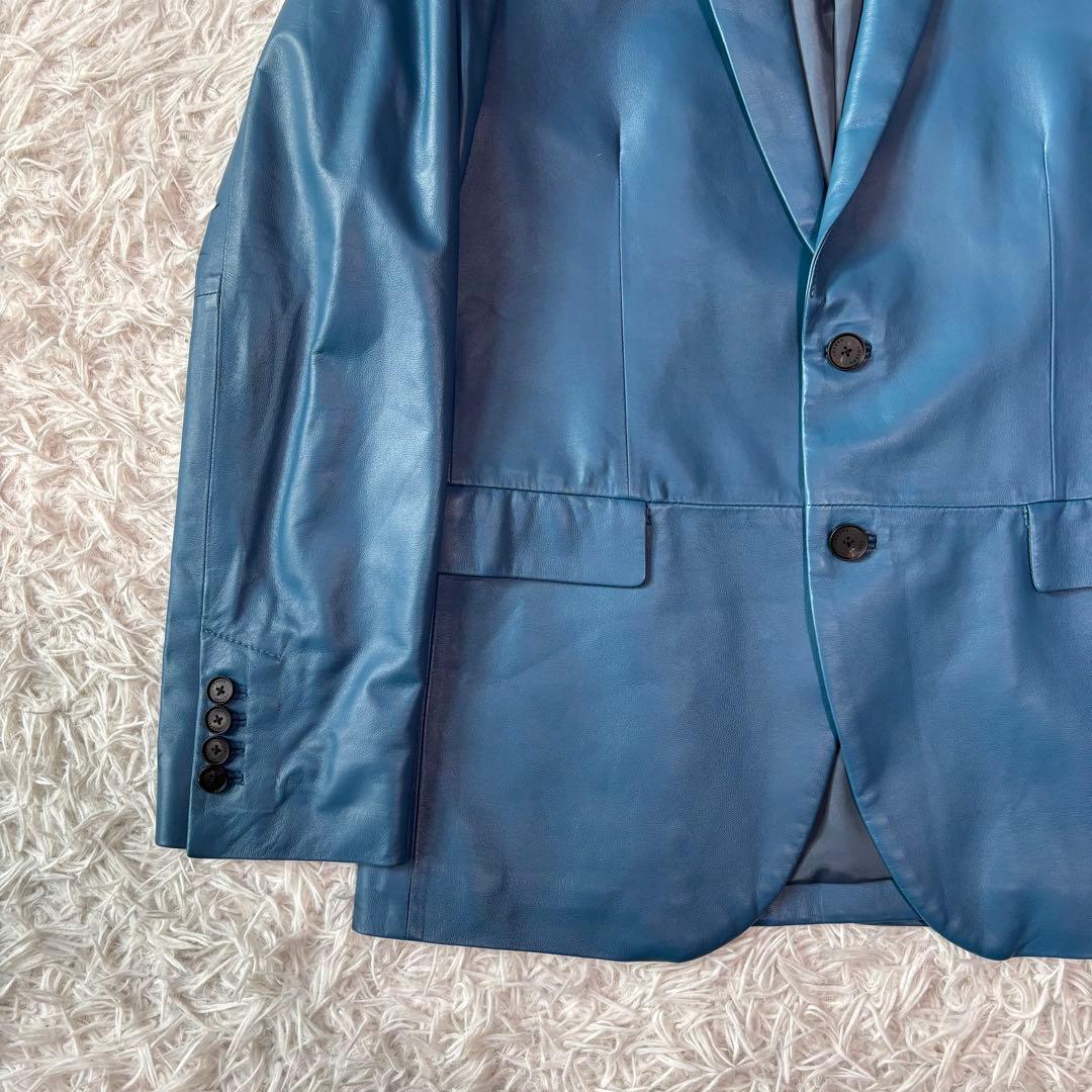 ✨未使用級/24年/L✨ジョゼフオフ テーラードジャケット ライトナッパレザー