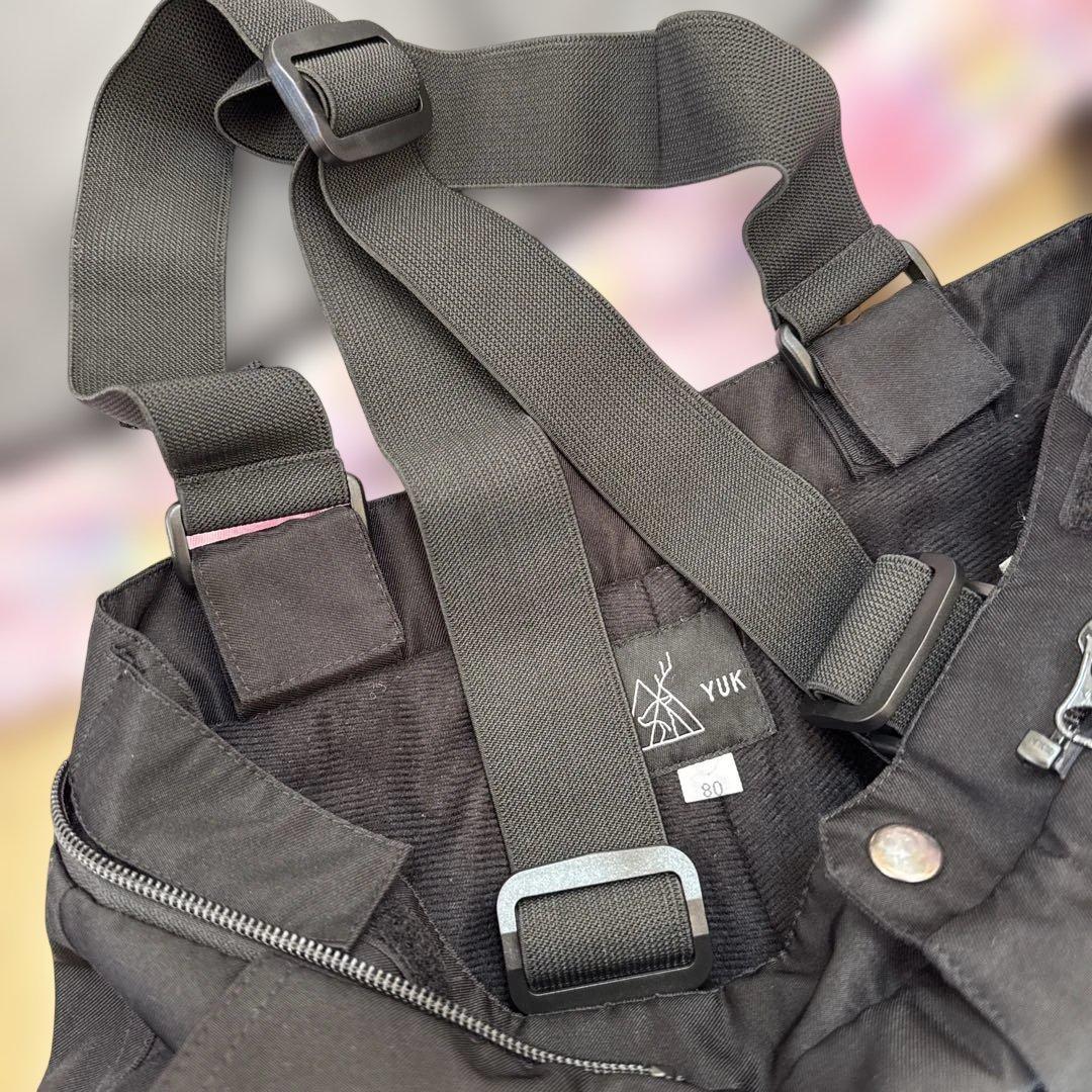 【美品】YUKスキーウェア80 スノーブーツ14cm ノースフェイス手袋