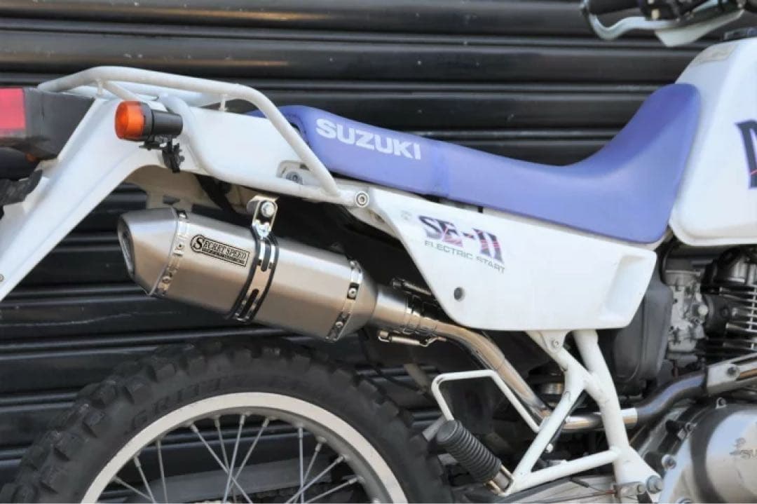 専用スズキ ジェベル125ソリッド モタード 異形 スリップオン
