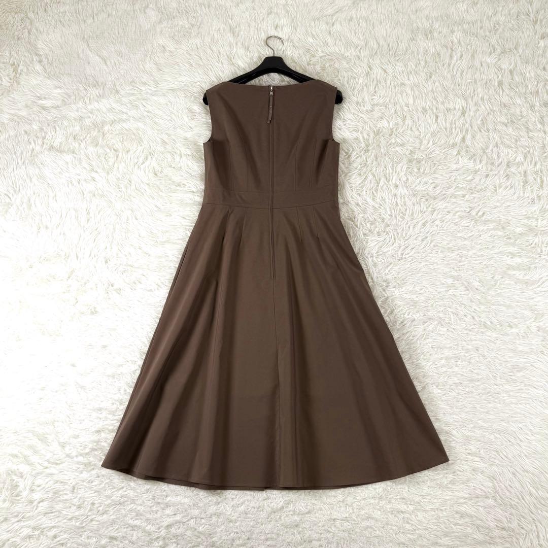 未使用級✨ フォクシー ワンピース Lyrique スクエアネック マロン 38