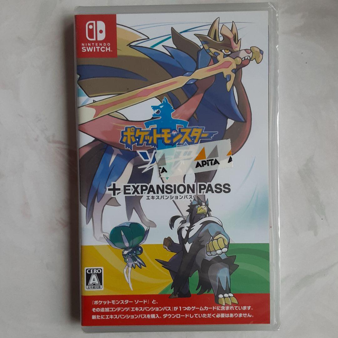 新品未開封！ ポケットモンスター ソード+ EXPANSION PASS