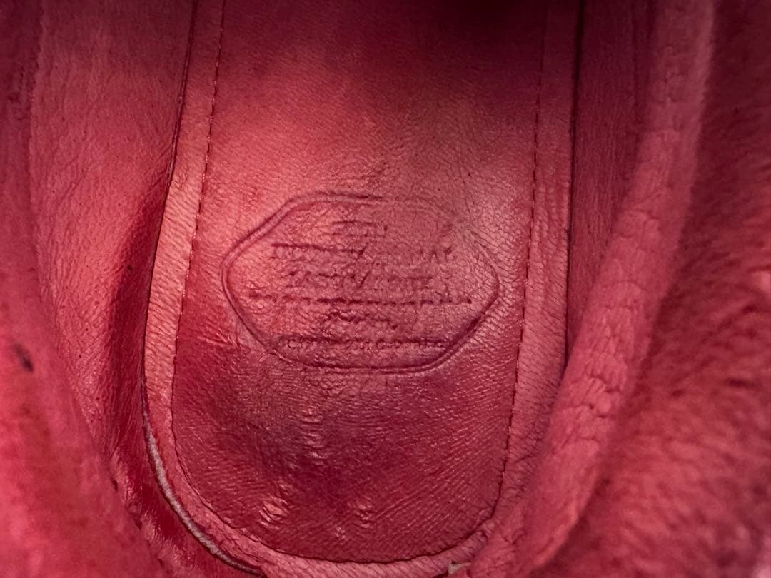 VISVIM HOCKNEY MKI-FOLK ビズビム デッキシューズ レッド
