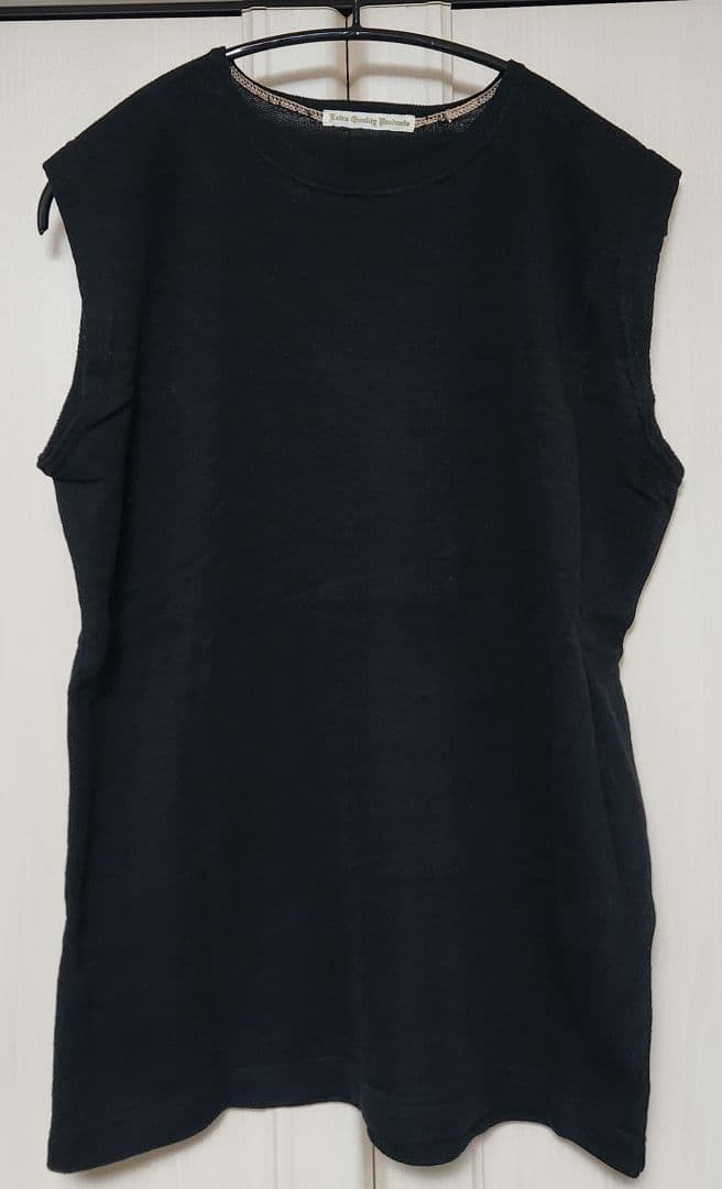 OLDE STEADER SLEEVELESS BLACK　SIZE42