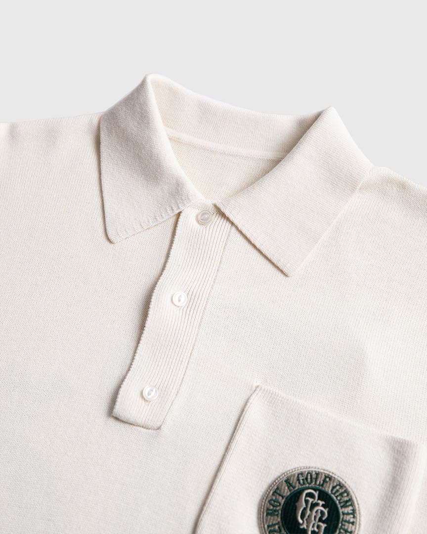 Captains Helm Golf JACQUARD LS POLO Lサイズ