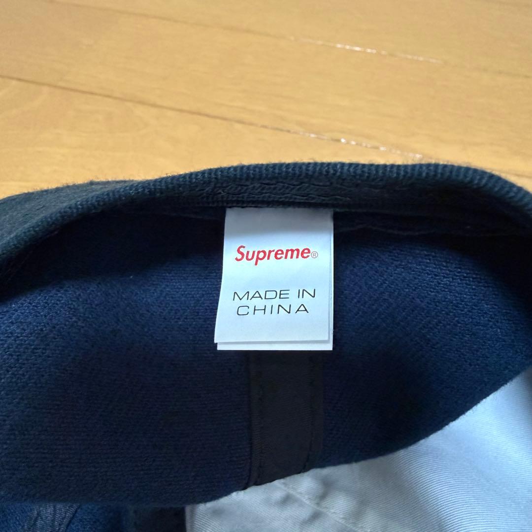 Supreme Classic Logo 6-Panel ネイビー 21ss