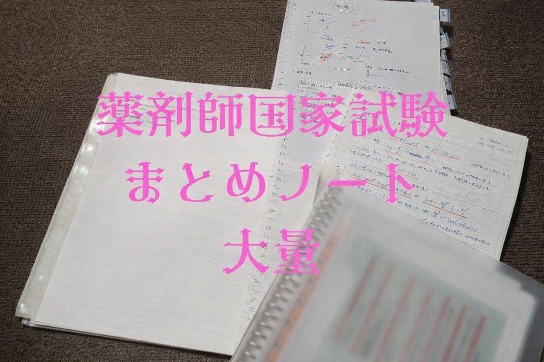 薬剤師国家試験　まとめノート　語呂ノート　価格交渉可