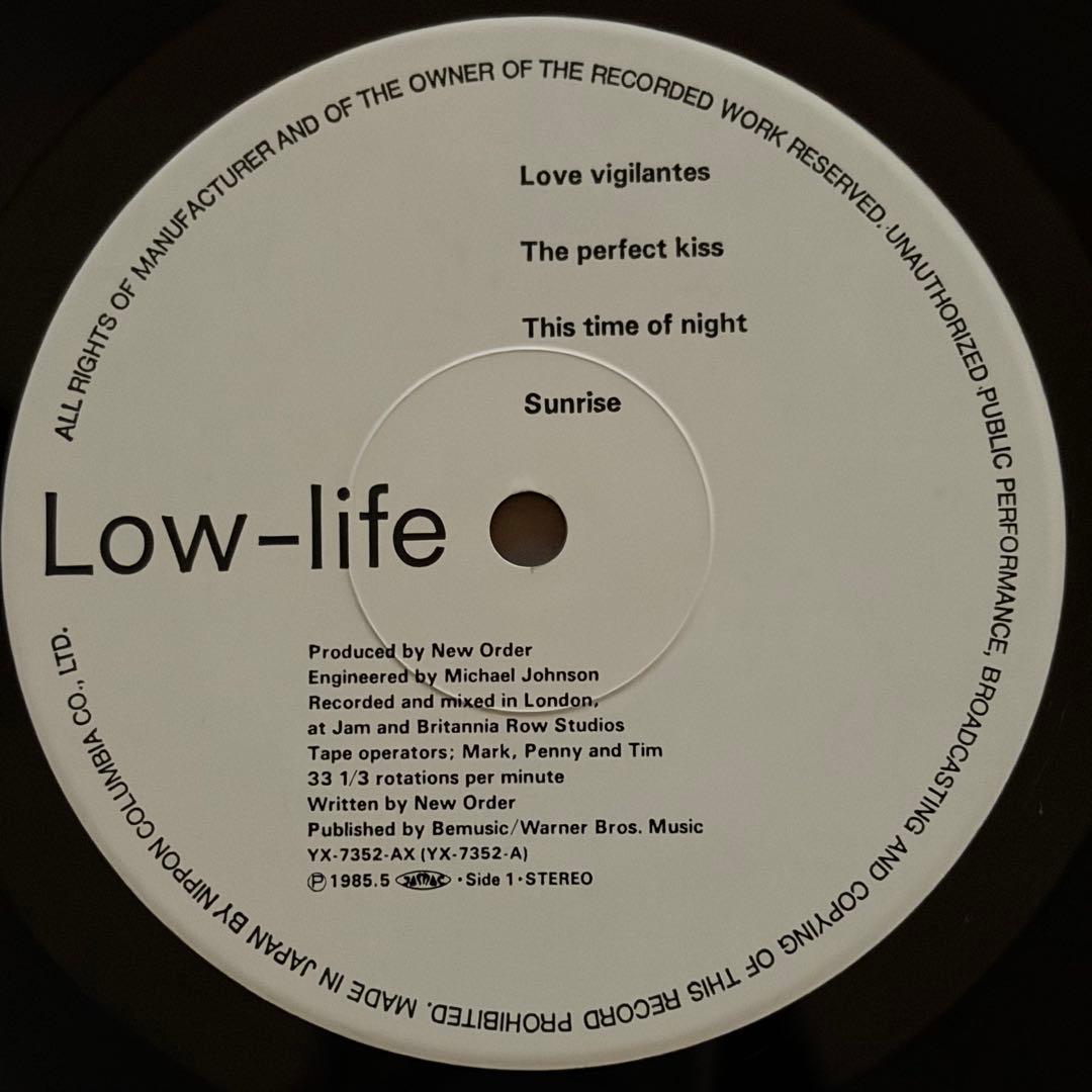 【国内盤】New Order ‎/ Low-Life