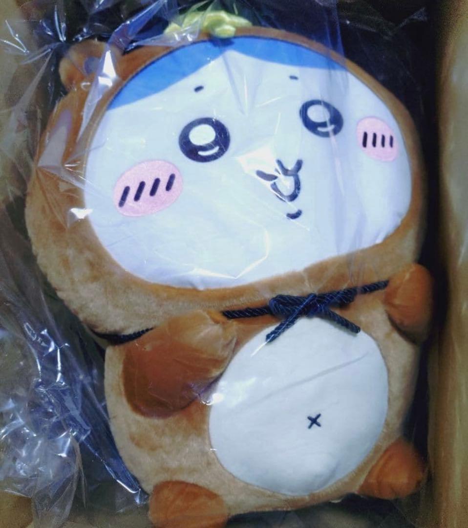 【新品未開封】ちいかわ たぬきだもんくじ A賞 ぬいぐるみ ハチワレ