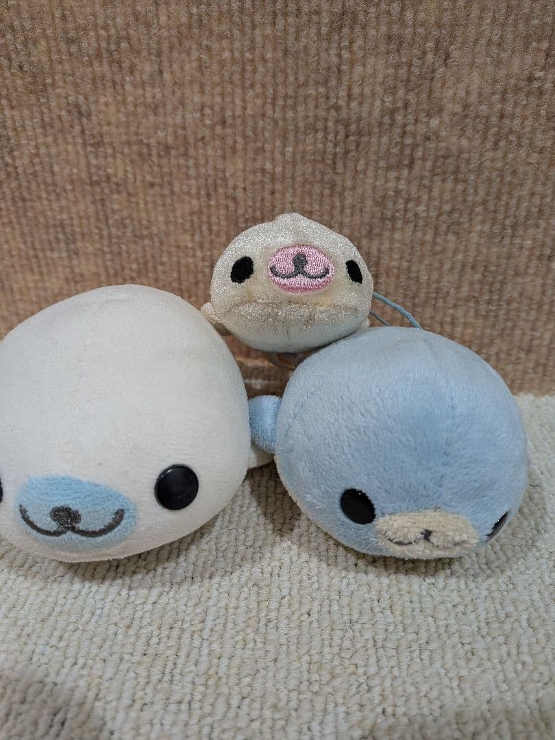 サンエックス まめゴマ コレクションぬいぐるみ　マスコット2匹音なります。当時物