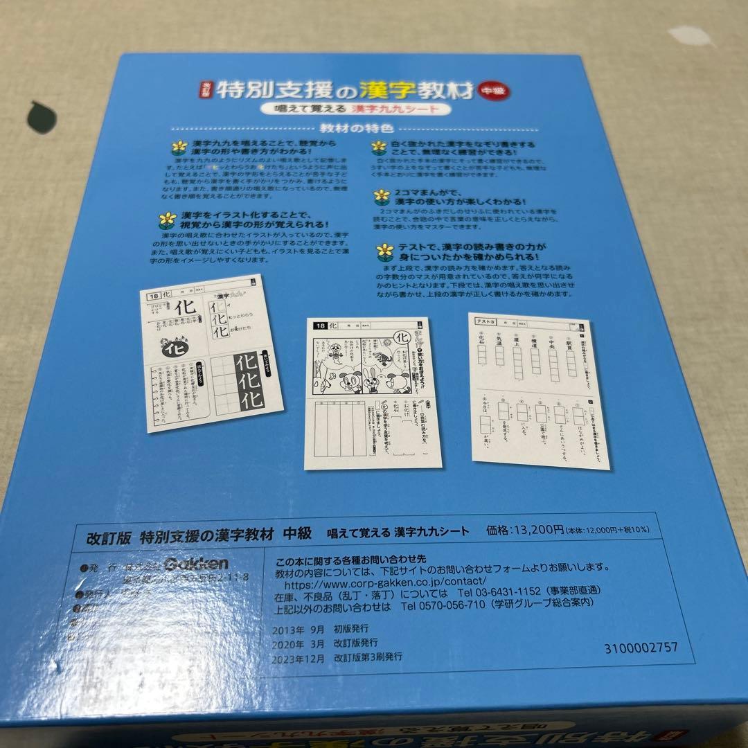 改訂版　特別支援の漢字教材 中級