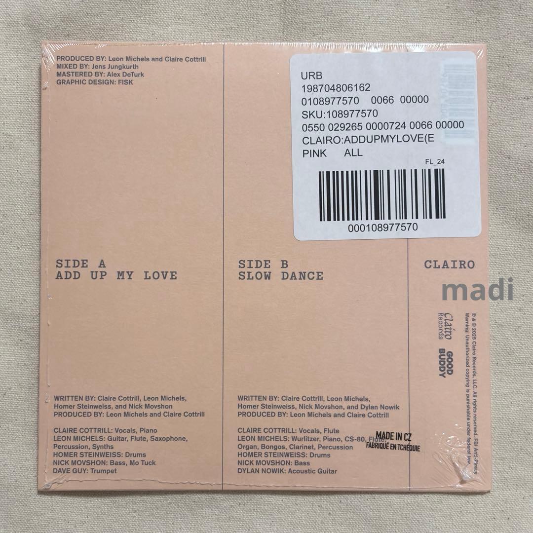 Clairo 7インチ レコード　限定盤　新品未開封