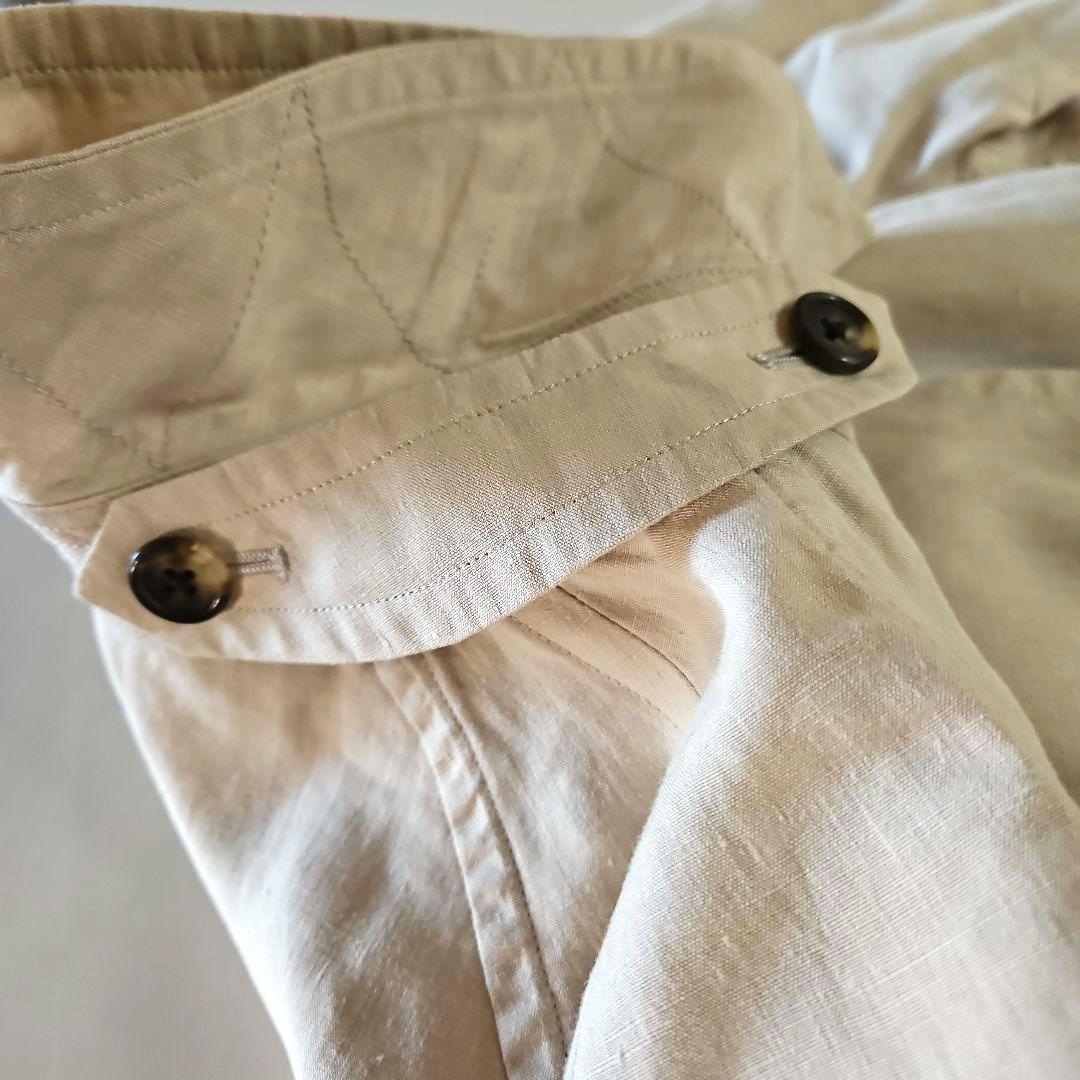 美品⭐MARGARET HOWELL リネンショートトレンチコート1 麻