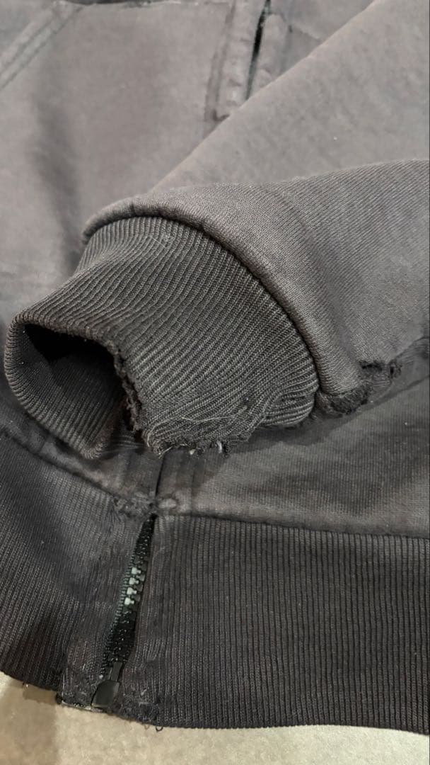 carhartt 90sジップパーカー　裏地サーマル