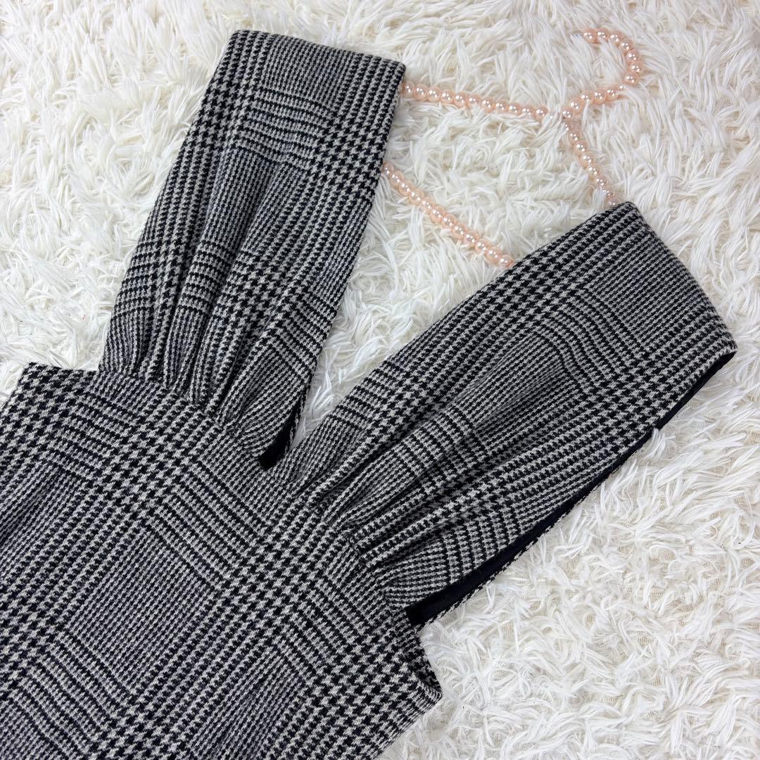 美品　Whim Gazette ジャンスカワンピース 38 グレンチェック