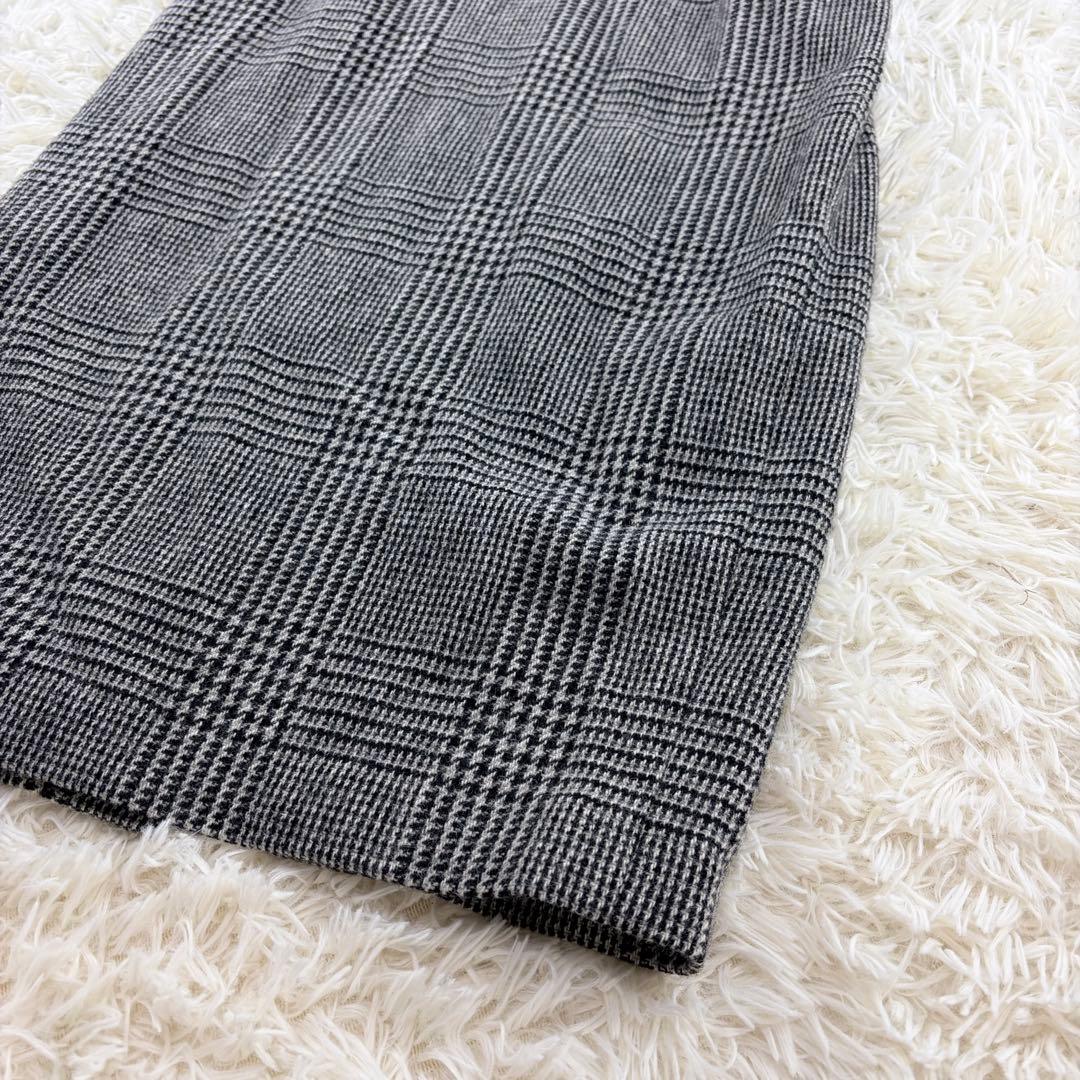 美品　Whim Gazette ジャンスカワンピース 38 グレンチェック