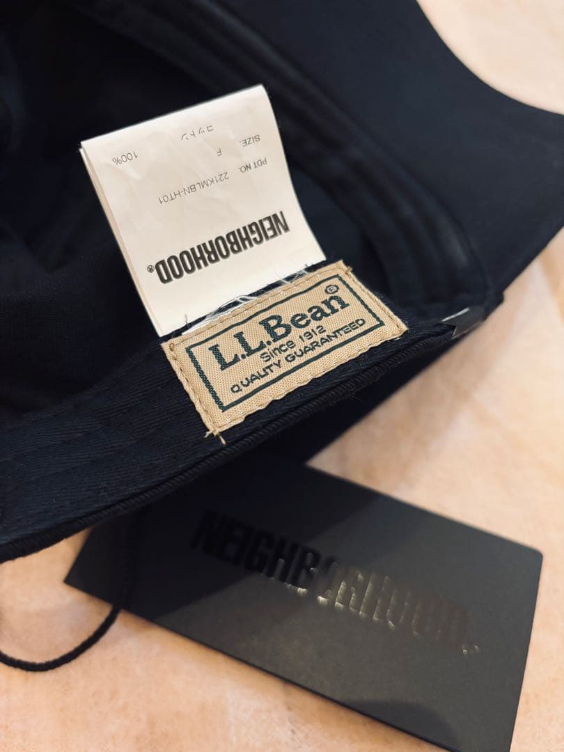 y*d様 neighborhood × L.L.Bean CAP BLACK