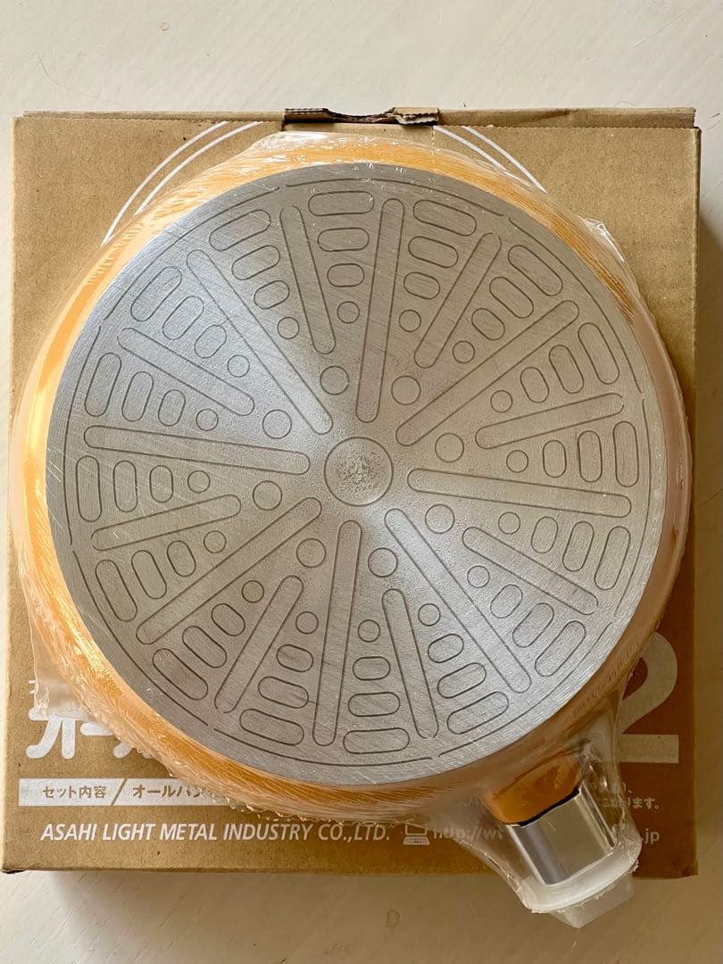 新品未使用アサヒ軽金属 オールパンゼロ 22cm M IH対応 軽量フライパン